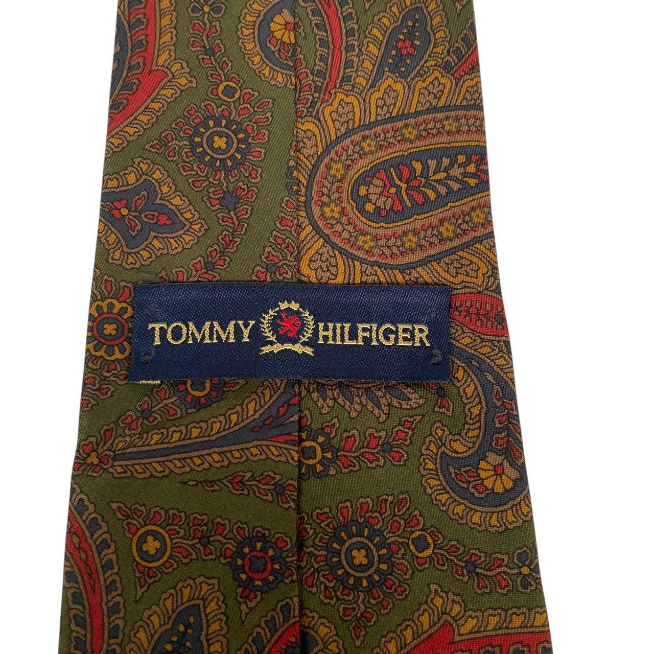 Vintage Tommy Hilfiger Multicoloured Paisley Silk Tie