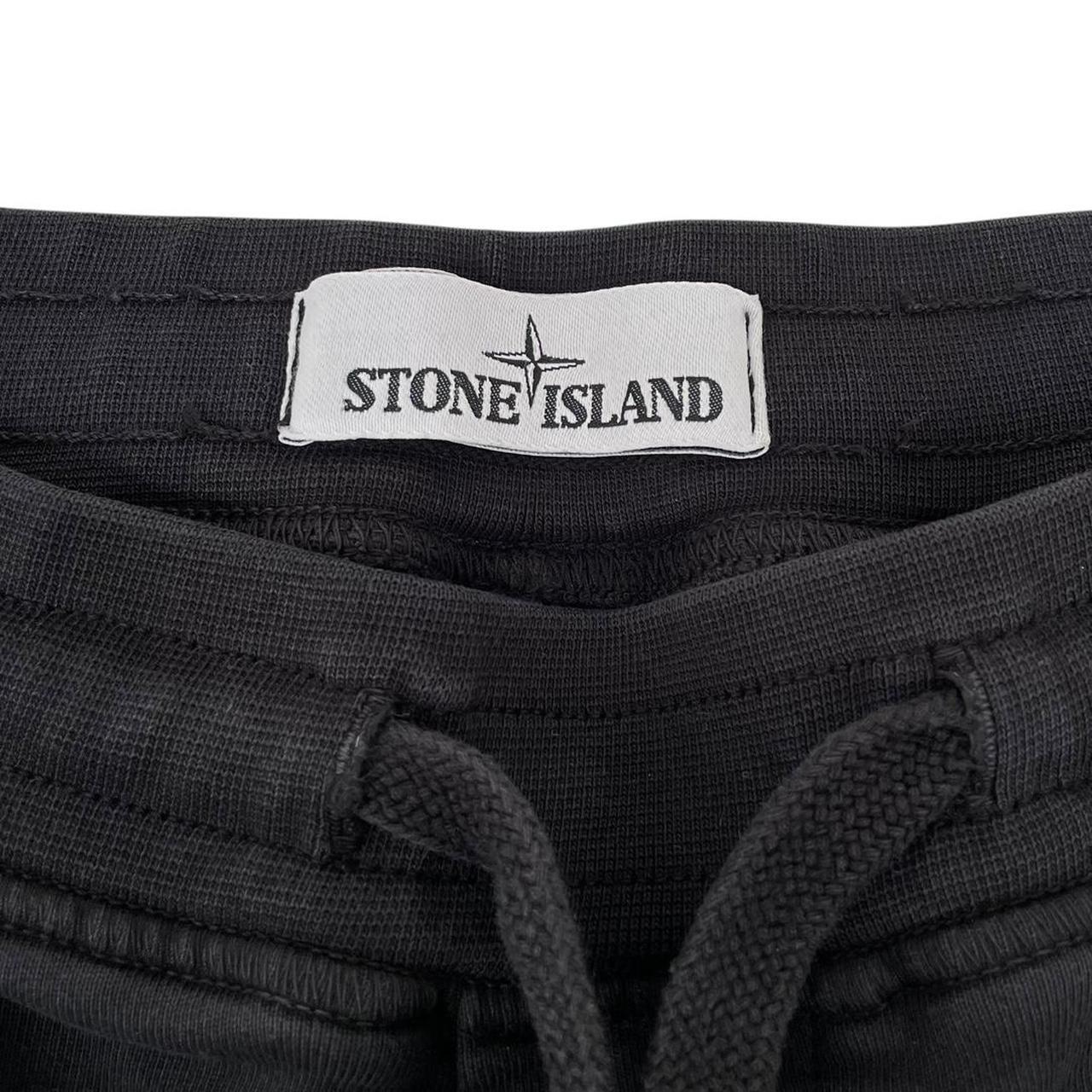 Stone Island AW 2022 Black Cotton Tracksuit Bottoms / Joggers