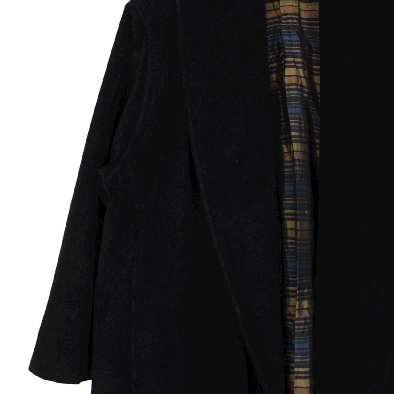 Vintage 90s Missoni Donna Black Cashmere Wool Blend Cape Coat