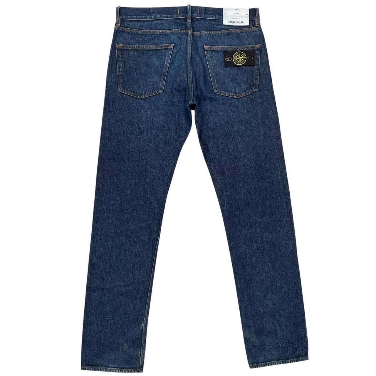 Stone Island SS 2018 Navy Blue Slim Fit Denim Jeans