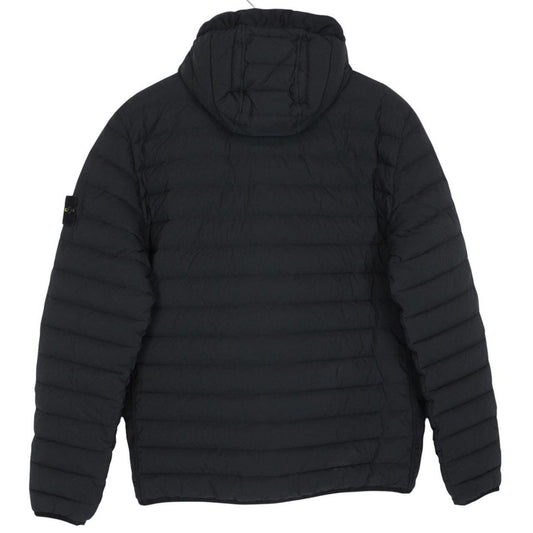 Stone Island AW 2020 Black Loom Woven Chambers Stretch Nylon TC Down Jacket