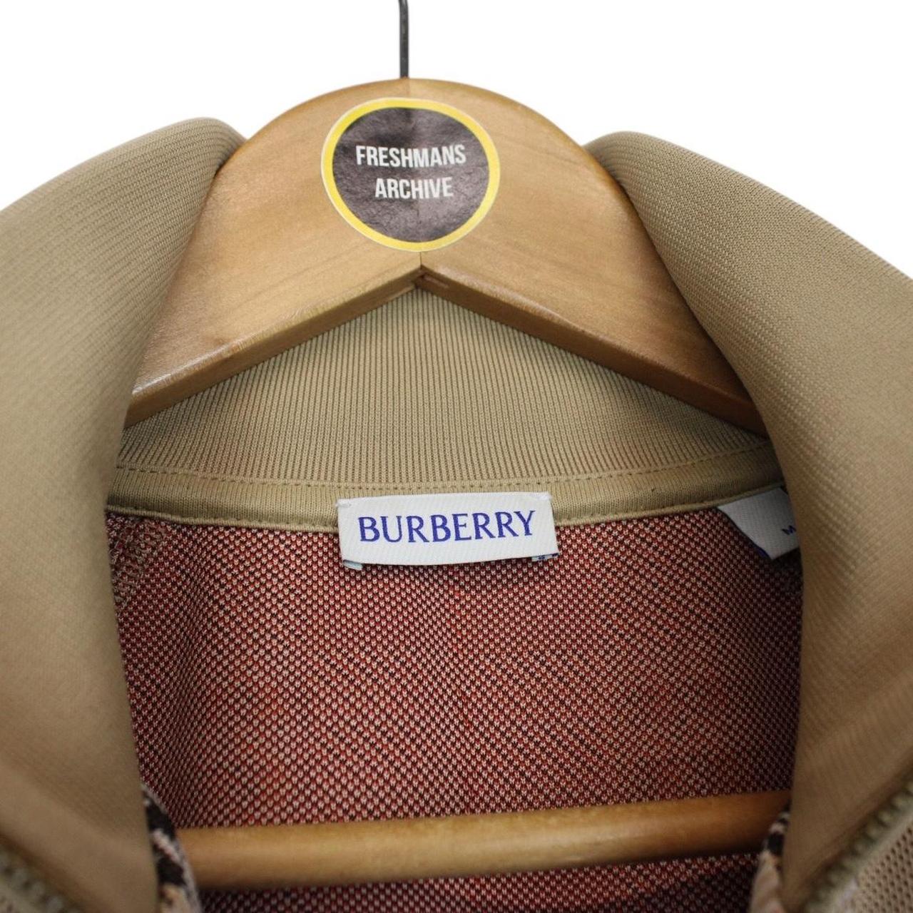 Burberry Sand Brown Nova Check Full Zip Track Jacket