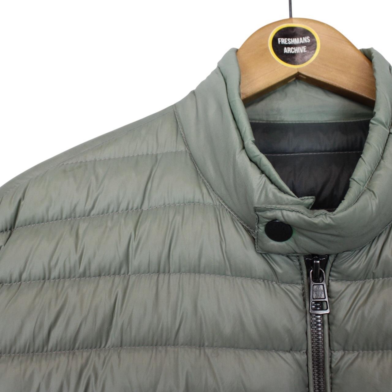 Moncler David Green Longue Saison Quilted Down Jacket