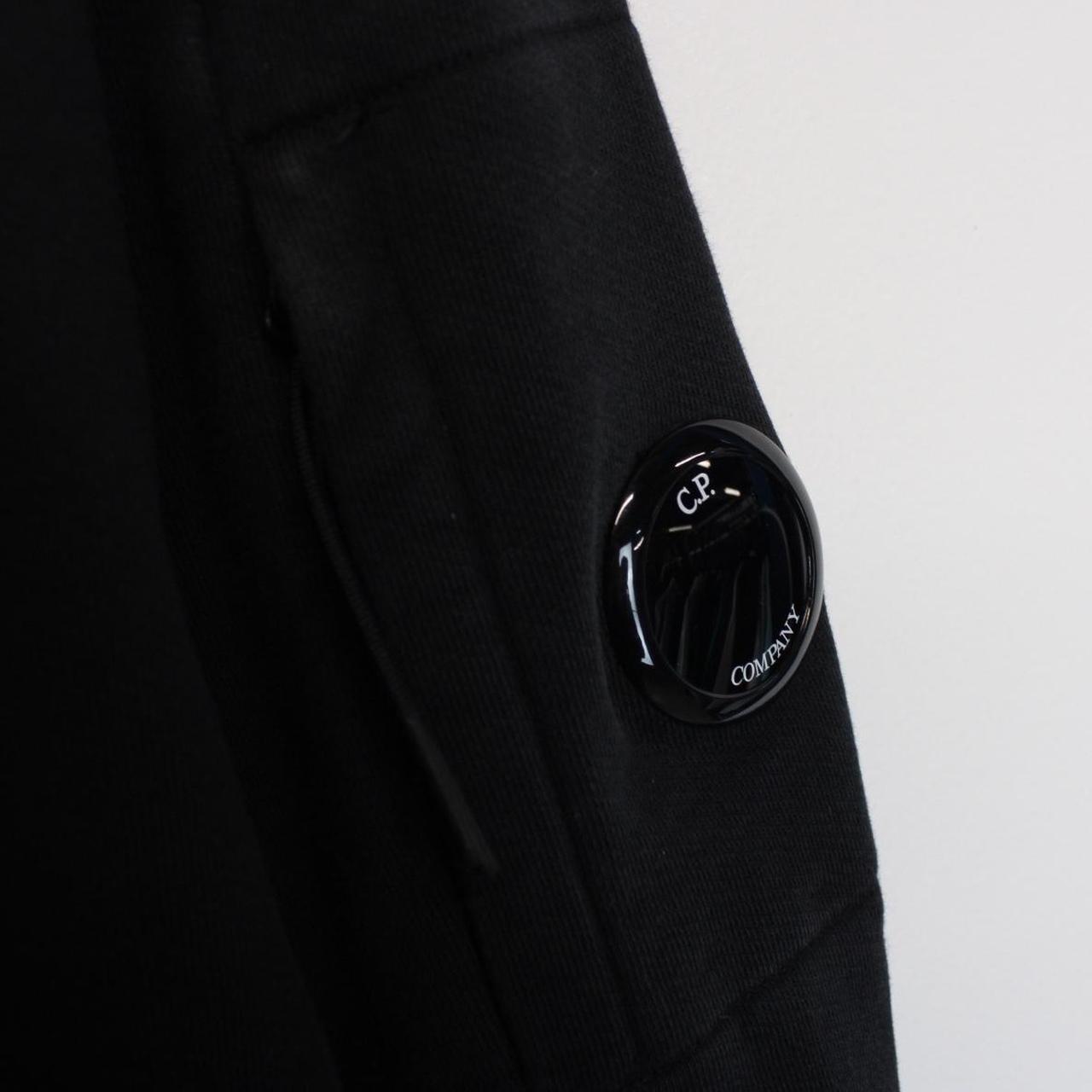 CP Company Black 1/4 Zip Lens Sweatshirt Jumper