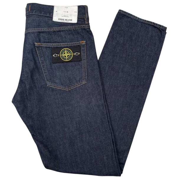Stone Island SS 2014 Navy Blue Slim Fit Denim Jeans