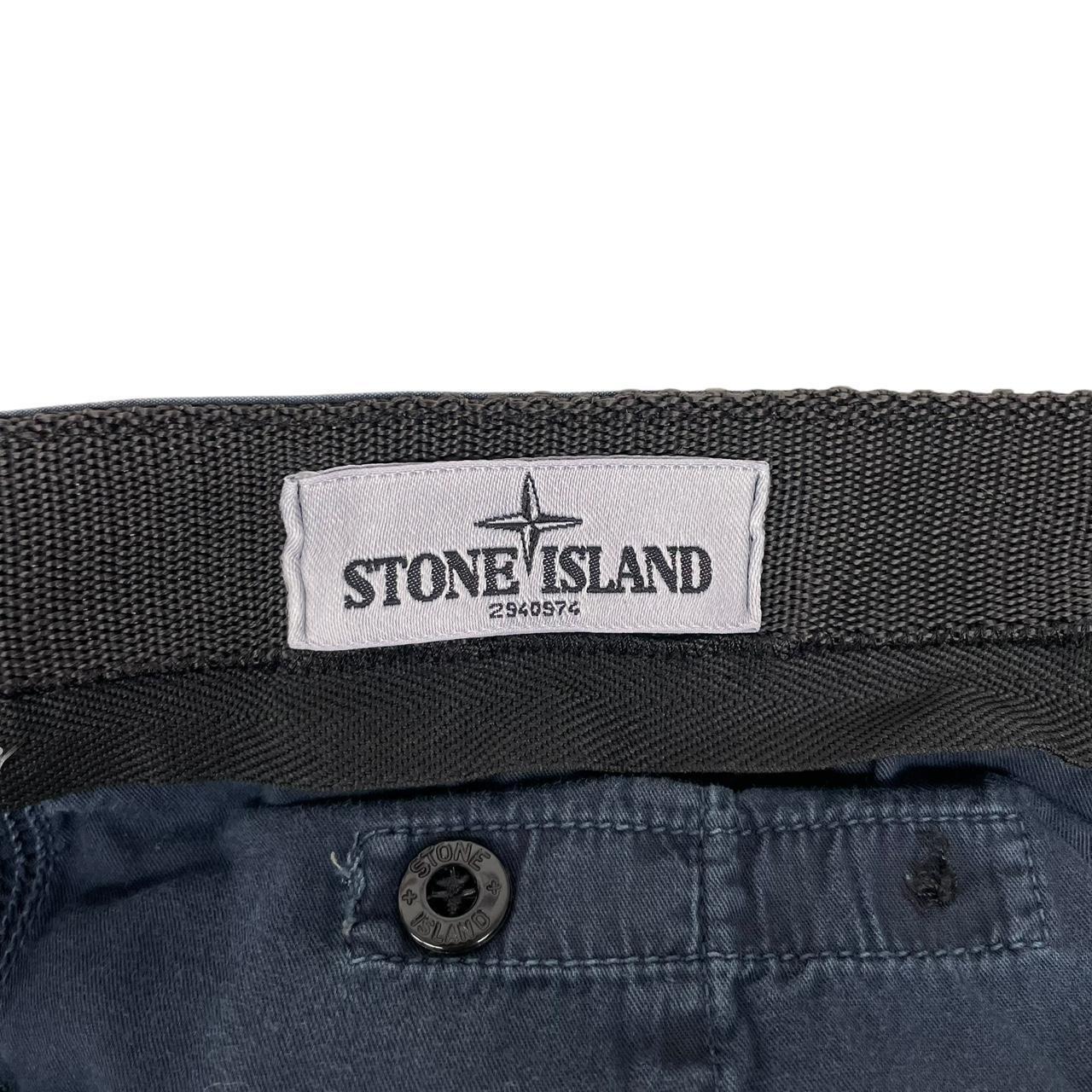 Stone Island AW 2014 Navy Blue Slim Fit Cargo Trousers