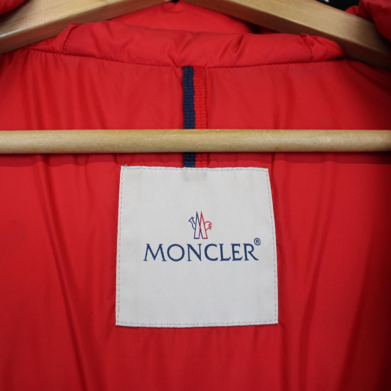 Moncler Montclar Red Full Zip Hooded Down Jacket