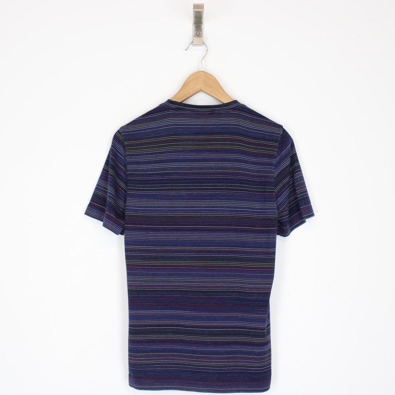 Missoni Multicoloured Striped Short Sleeve Cotton T-Shirt