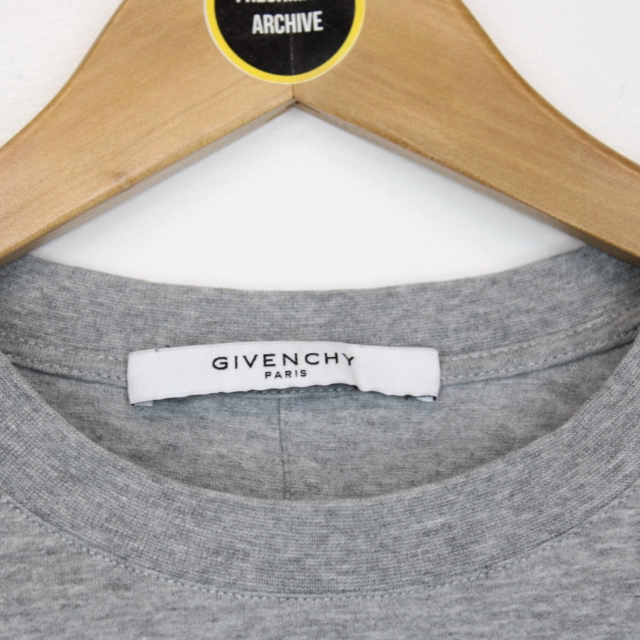 Givenchy Paris Grey and Multicoloured Abstract Girl Short Sleeve T-Shirt