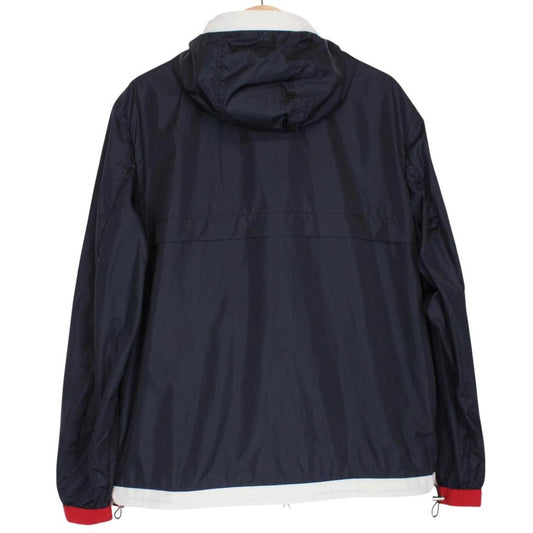 Moncler Alshat Navy Blue Full Zip Nylon Windbreaker Jacket