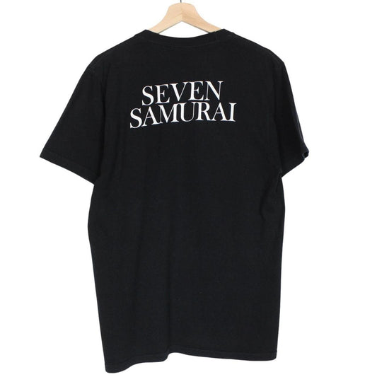 Supreme x Undercover Black Seven Samurai Print Short Sleeve Cotton T-Shirt