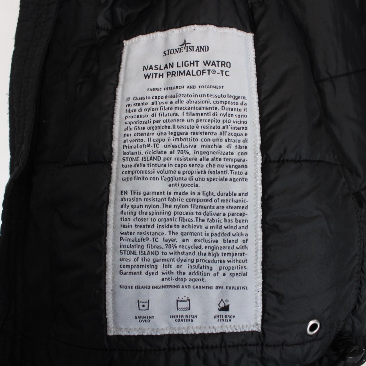 Stone Island AW 2021 Black Naslan Light Watro Primaloft Jacket