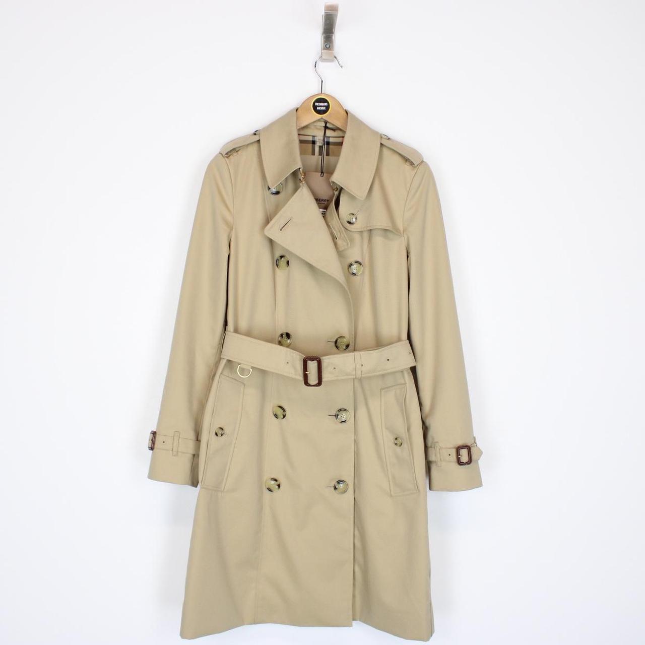 ジャケット・アウター Burberry Chelsea medium 46 Burberry Men's The Chelsea Mid-length Black Trench Coat