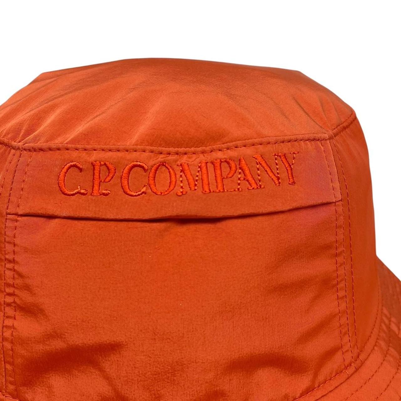 CP Company Orange Chrome-R Nylon Embroidered Bucket Hat