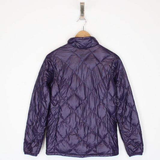 Vintage Montbell Purple Full Zip Quilted Puffer Jacket