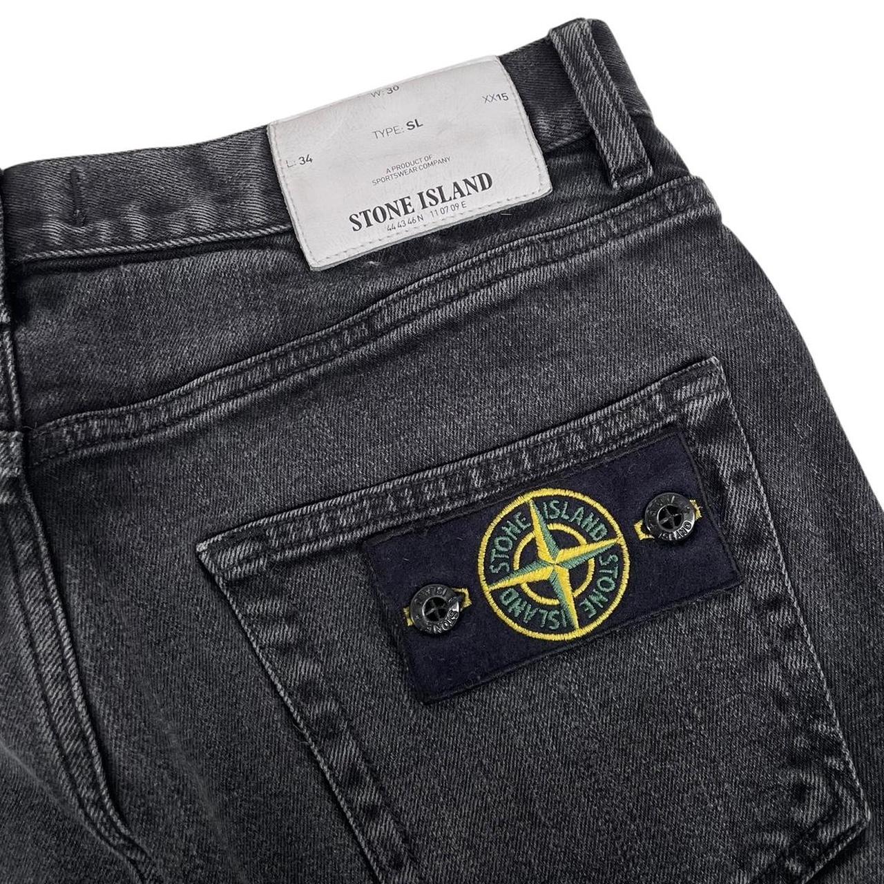 Stone Island AW 2016 Dark Grey Slim Fit Denim Jeans