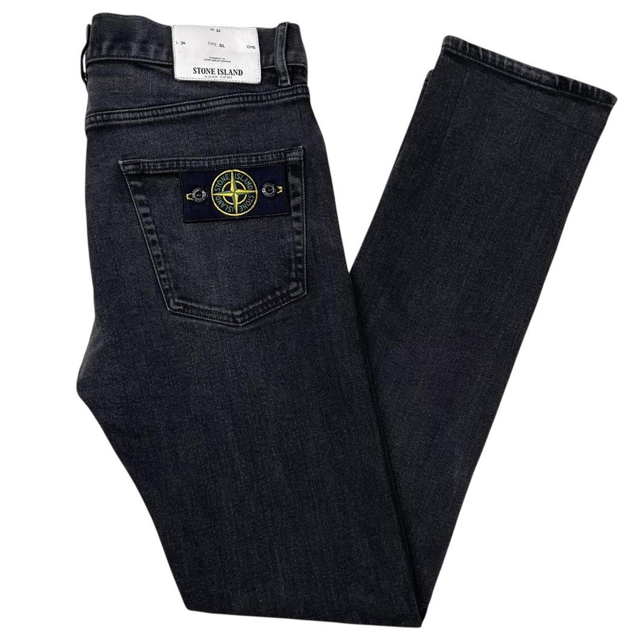 Stone Island AW 2018 Black Slim Fit Denim Jeans
