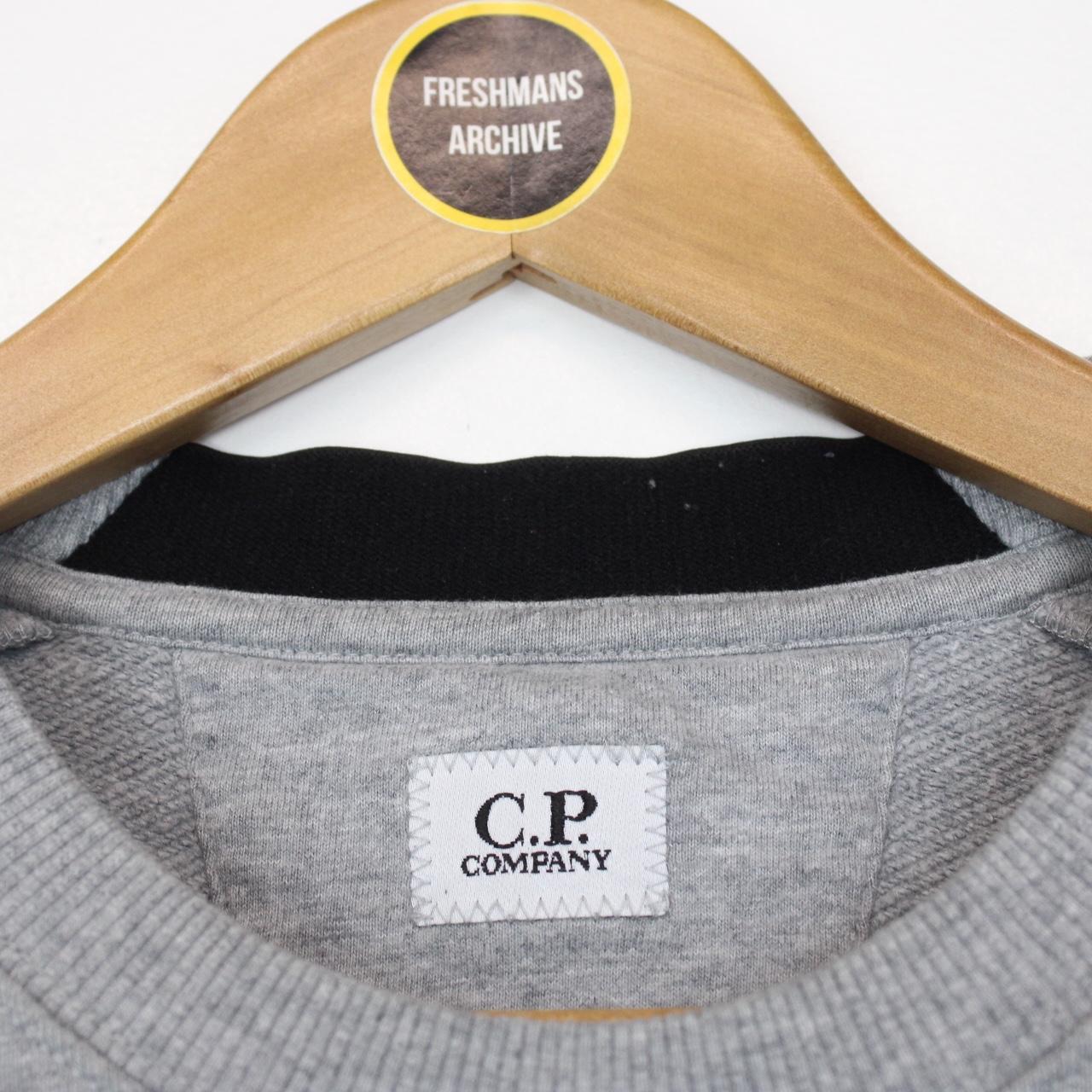 CP Company Grey Goggle Lens Sweatshirt Jumper