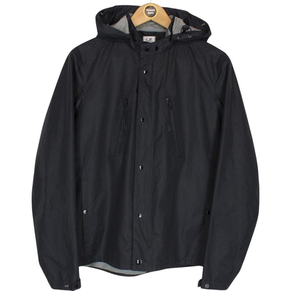 CP Company Micro-M Black Full Zip Nylon Goggle Jacket