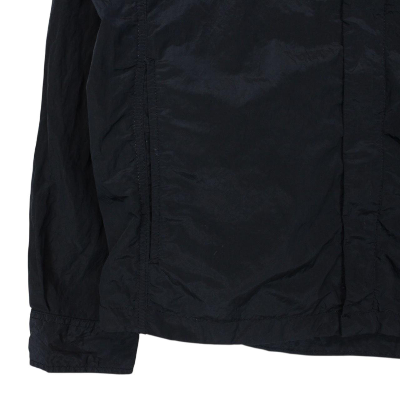 Stone Island SS 2018 Navy Blue Full Zip Nylon Metal Overshirt Jacket