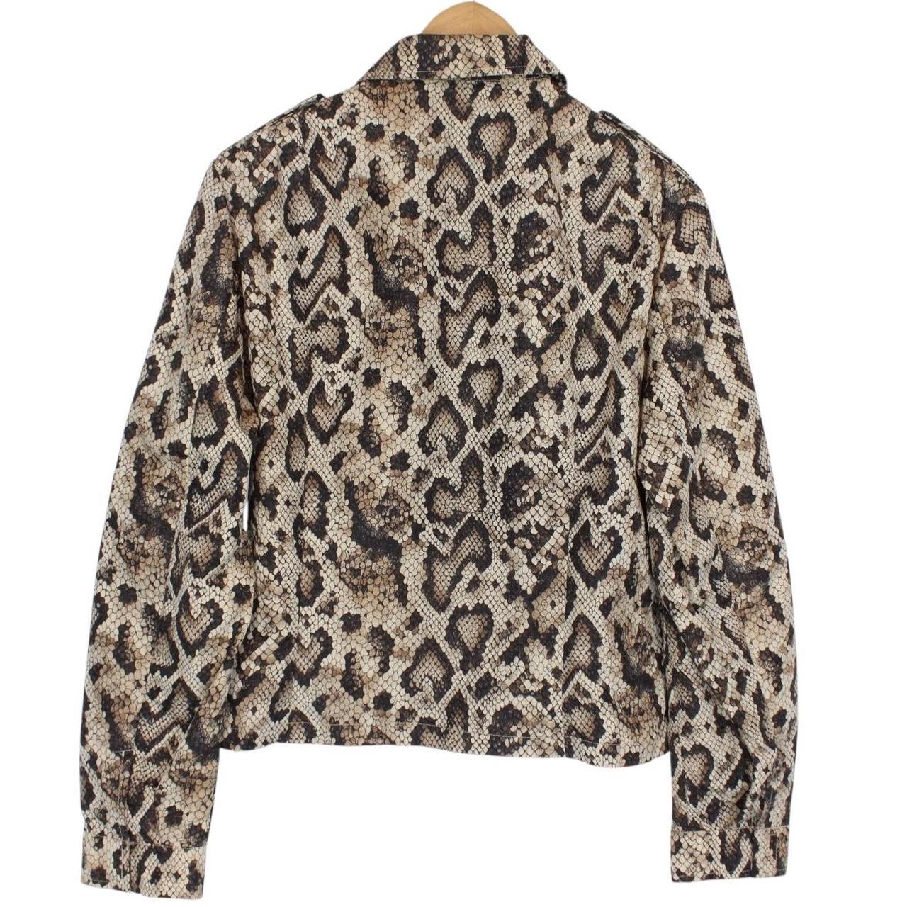 Dolce & Gabbana Multicoloured Snakeskin Nylon Jacket