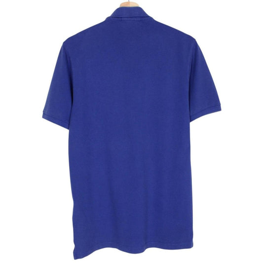 Stone Island SS 2015 Blue Short Sleeve Compass Cotton Polo Shirt