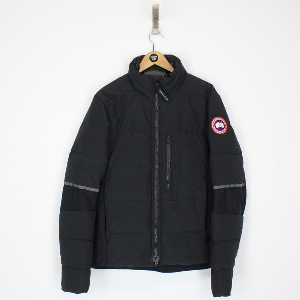 Canada Goose Black Full Zip Hybridge Down Jacket