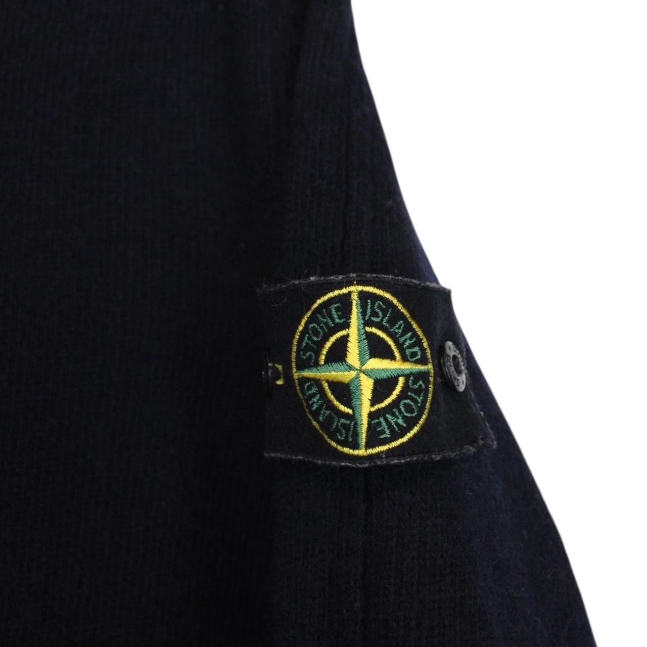 Vintage Stone Island AW 2005 Navy Blue Wool Knit Jumper