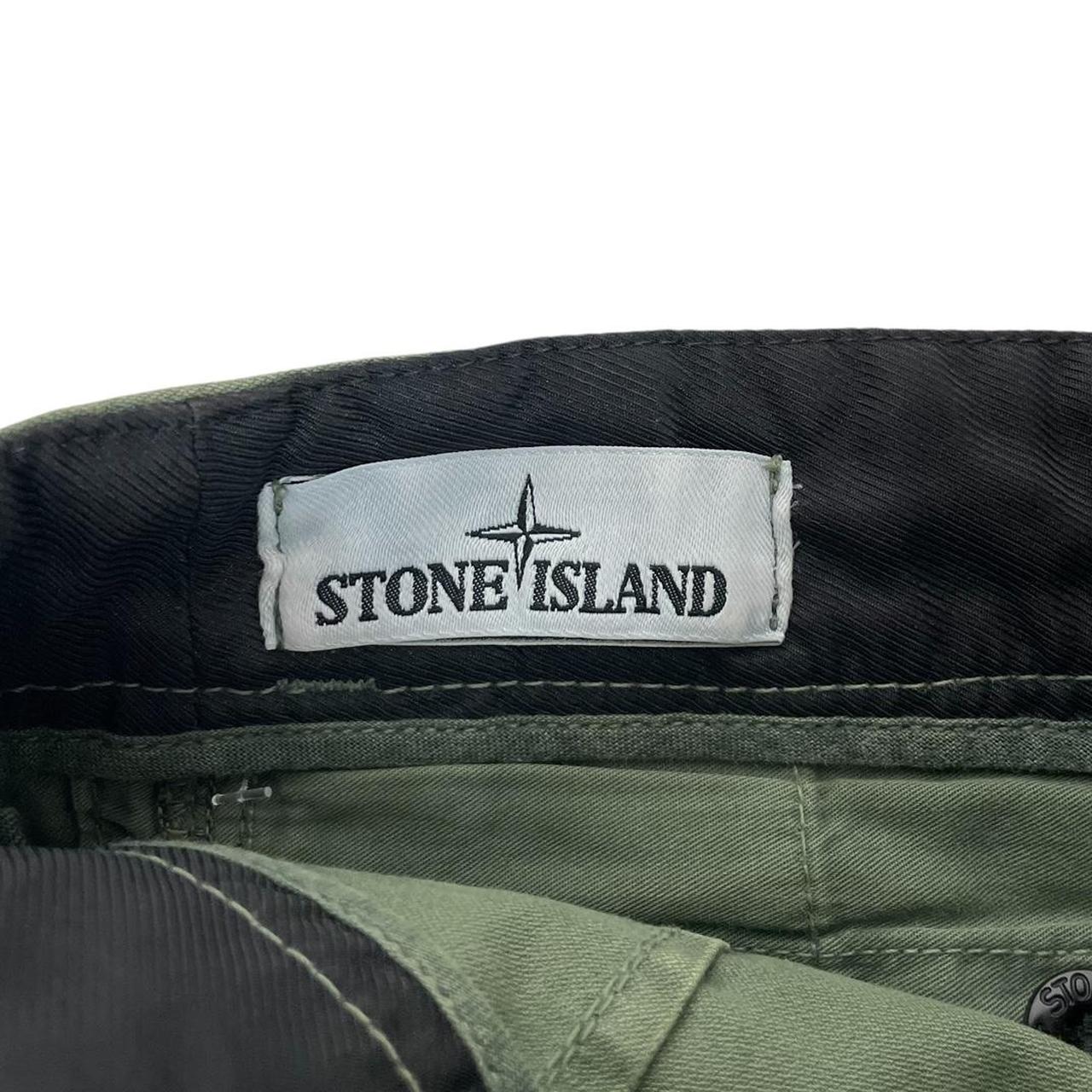 Stone Island AW 2020 Green Slim Fit Cargo Trousers
