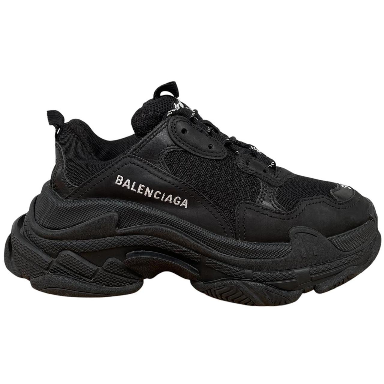 Balenciaga Triple S Black Mesh Trainers