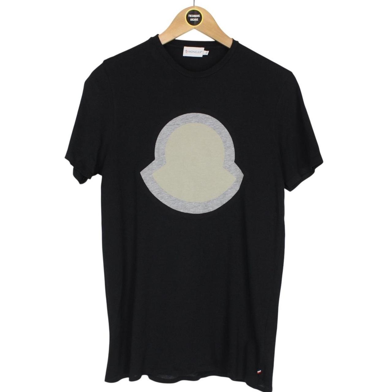 Moncler Maglia Black Classic Logo Short Sleeve T-Shirt