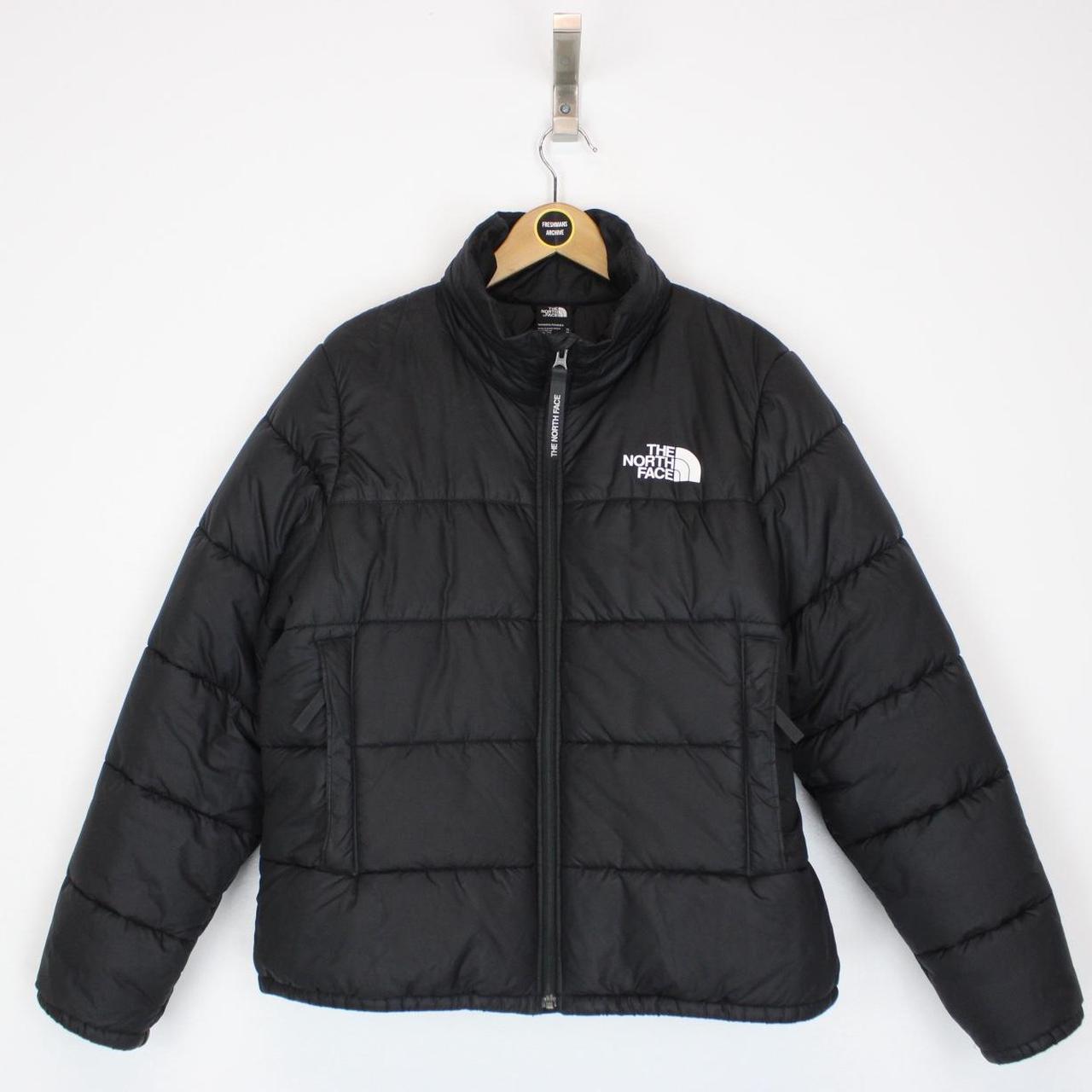 The North Face Retro Black and White Nupste Down Puffer Jacket