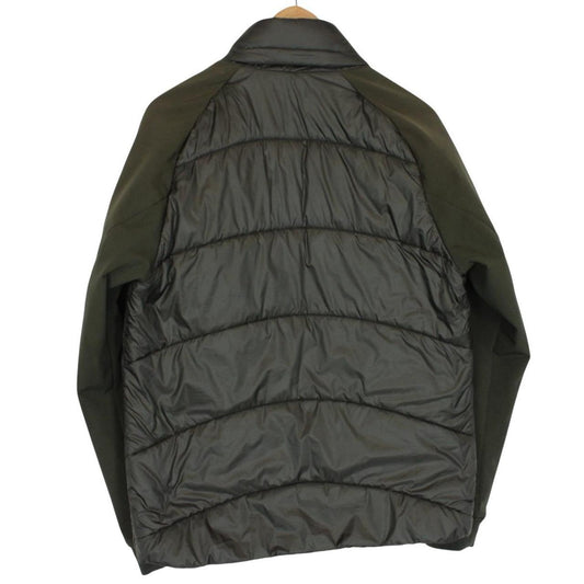 CP Company Khaki Green Full Zip Hybrid Down Soft Shell Lens Jacket