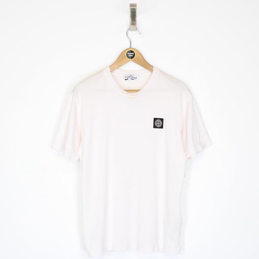 Stone Island SS 2022 Pale Pink Short Sleeve Compass T-Shirt