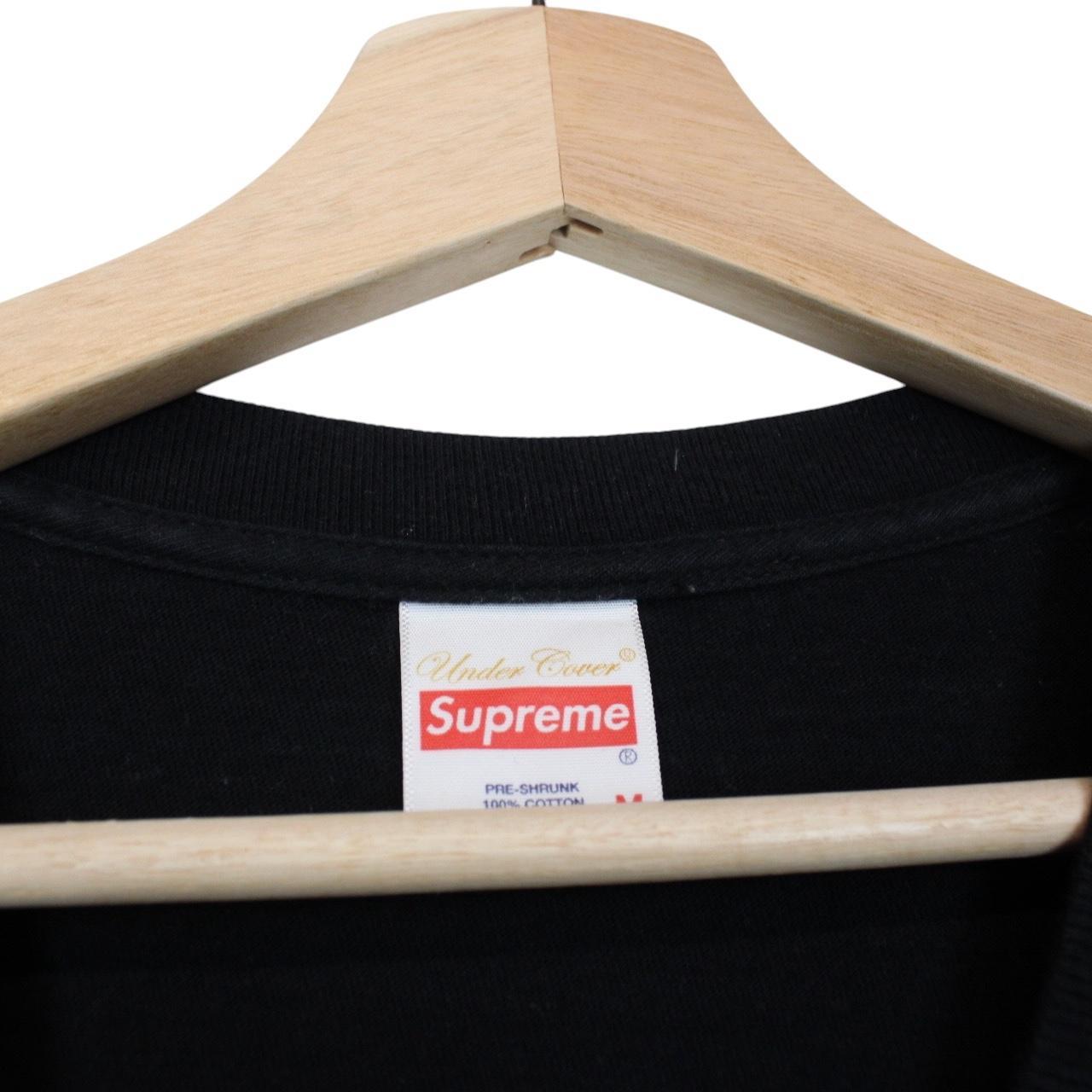 Supreme x Undercover Black Seven Samurai Print Short Sleeve Cotton T-Shirt