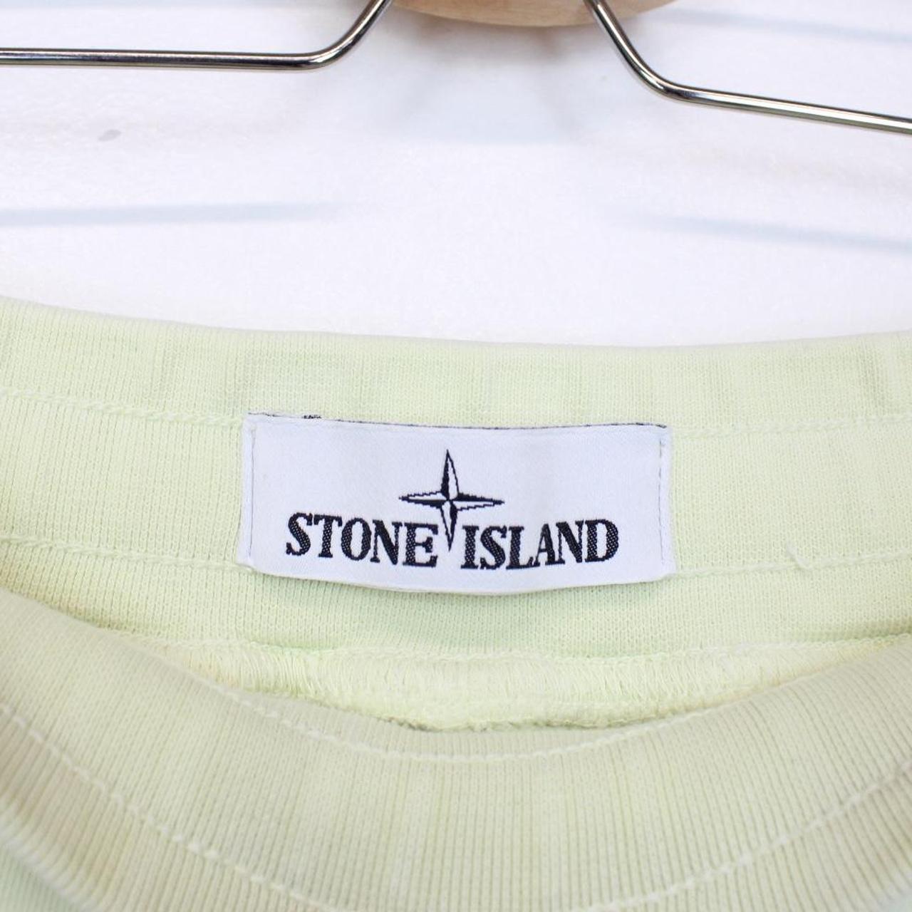 Stone Island SS 2021 Pale Green Cotton Jogger Shorts