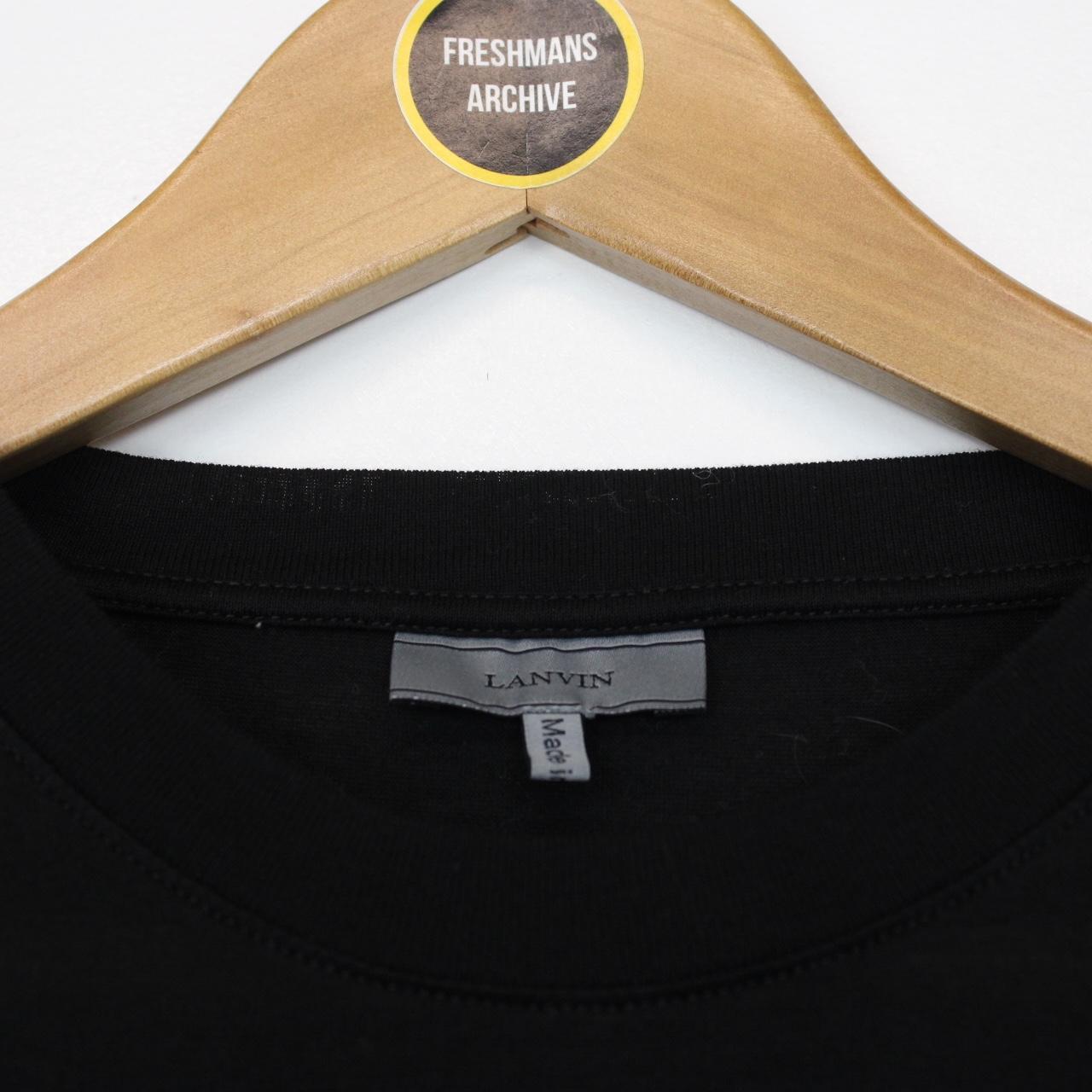 Lanvin Black Graphic Print Short Sleeve T-Shirt