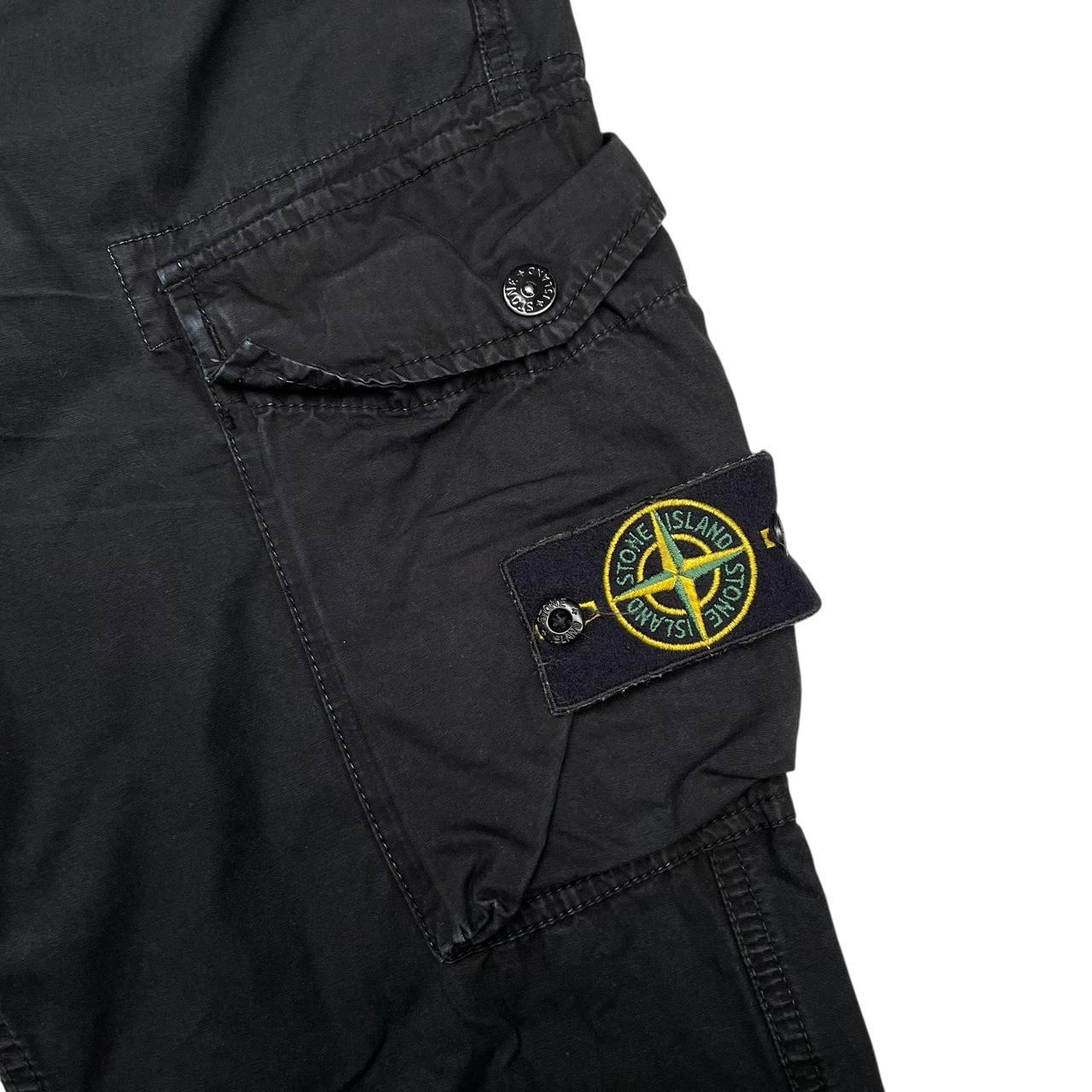 Stone Island SS 2020 Black Slim Fit Cargo Trousers