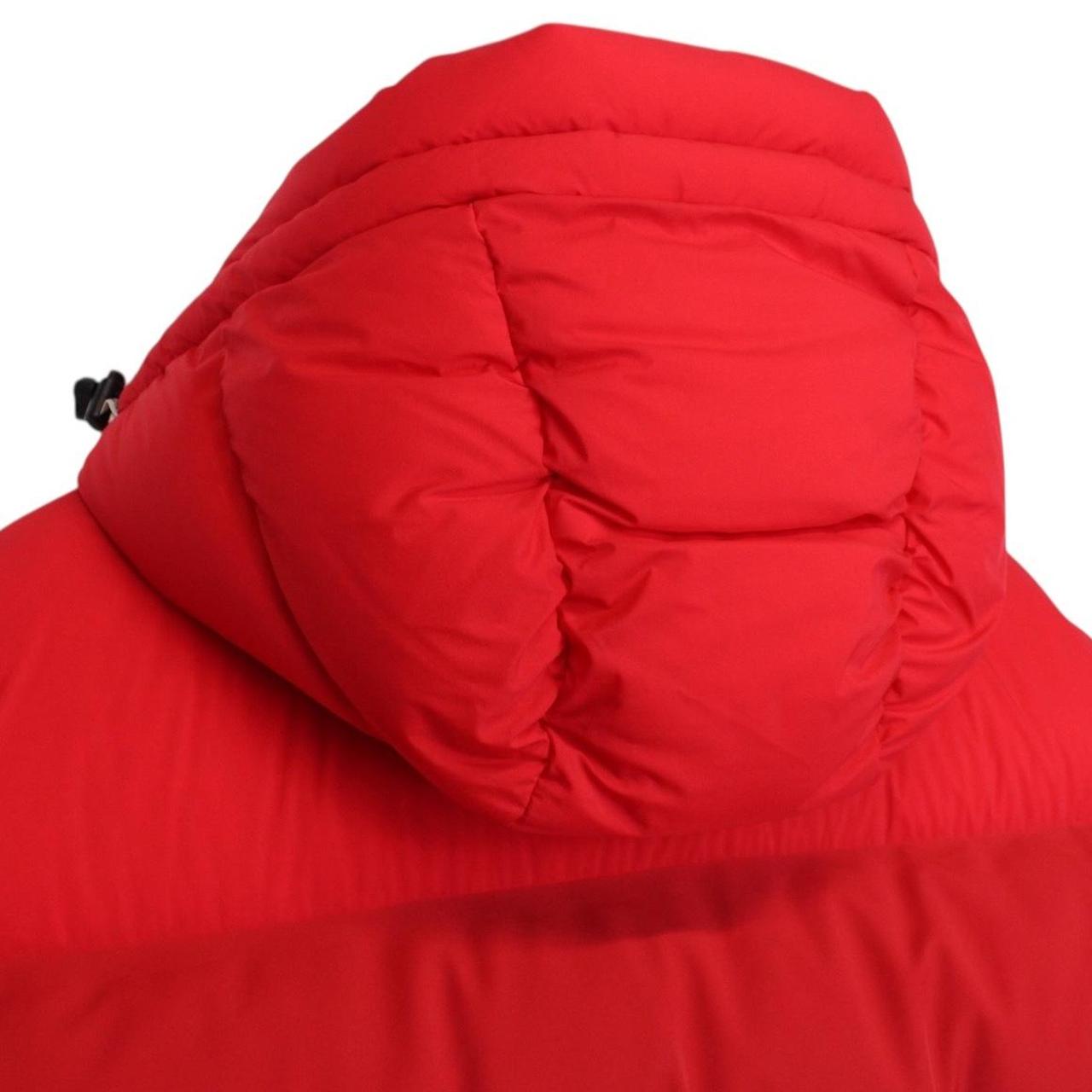 Moncler Grenoble Toss Red Full Zip Hooded Down Puffer Jacket