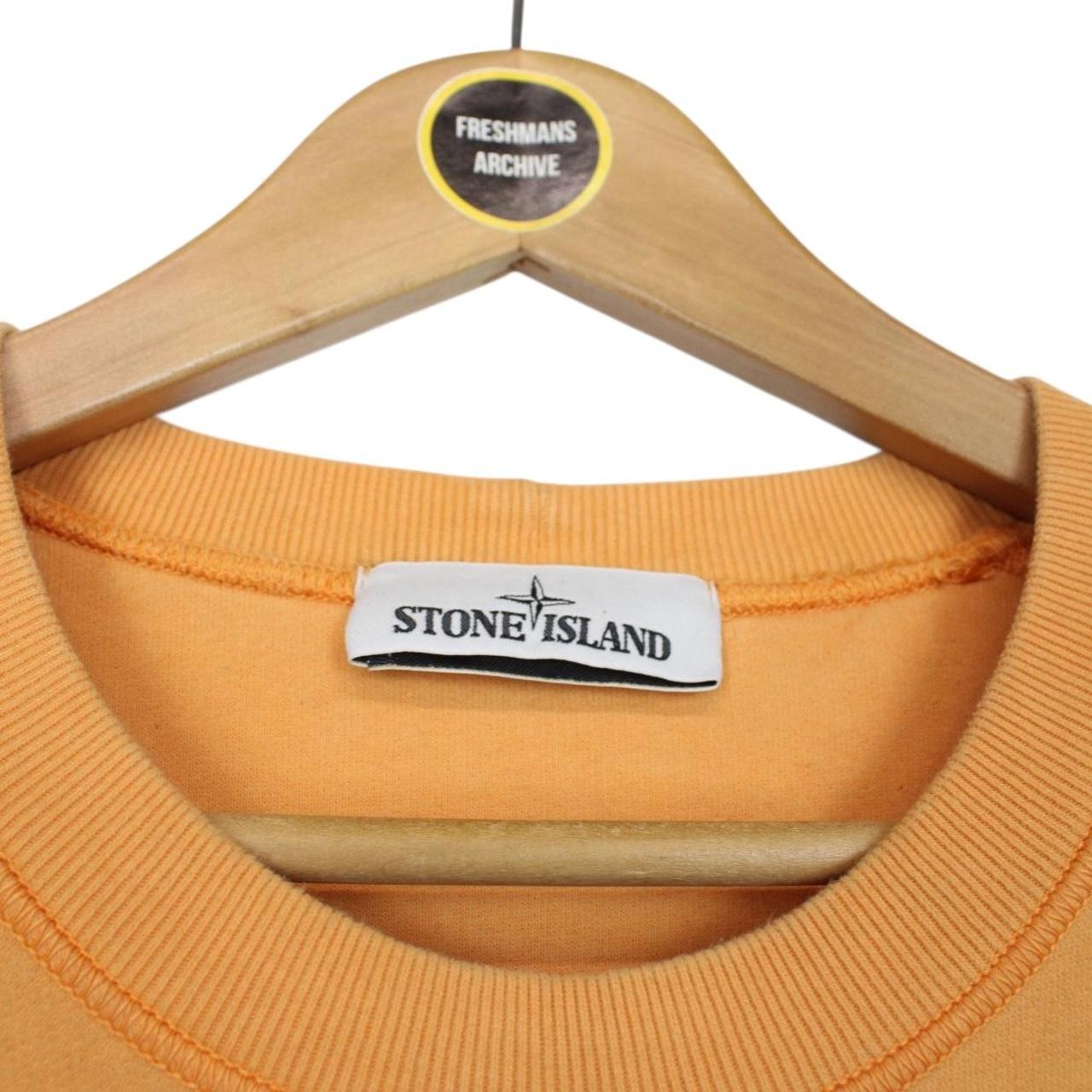 Stone Island AW 2020 Orange Cotton Sweatshirt Jumper