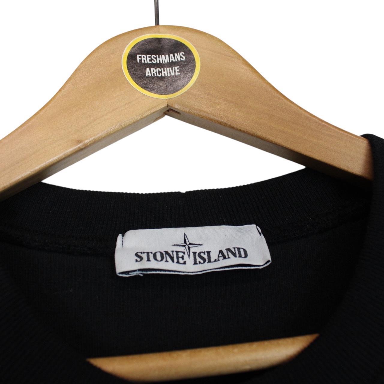 Stone Island AW 2021 Black Cotton Sweatshirt Jumper