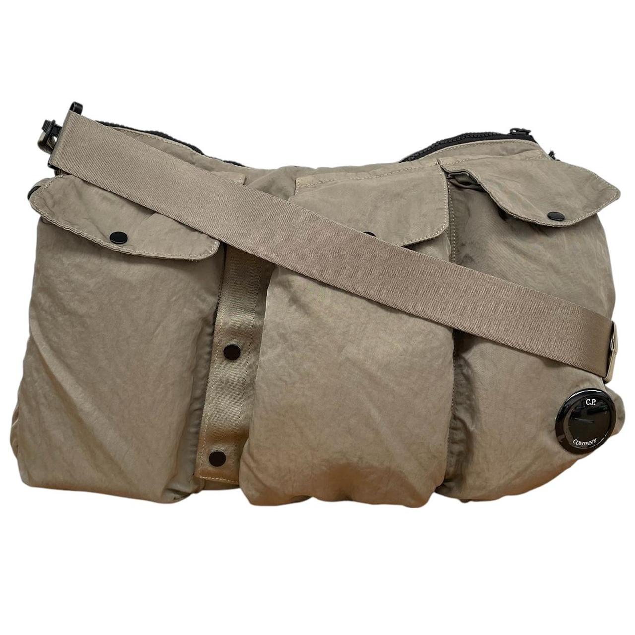 CP Company Sage Green Lens Nylon Utility Pack Crossbody Bag