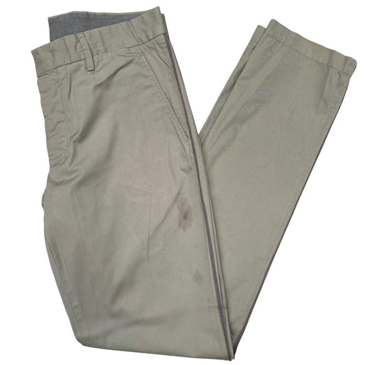 Lanvin Grey Slim Fit Cotton Trousers