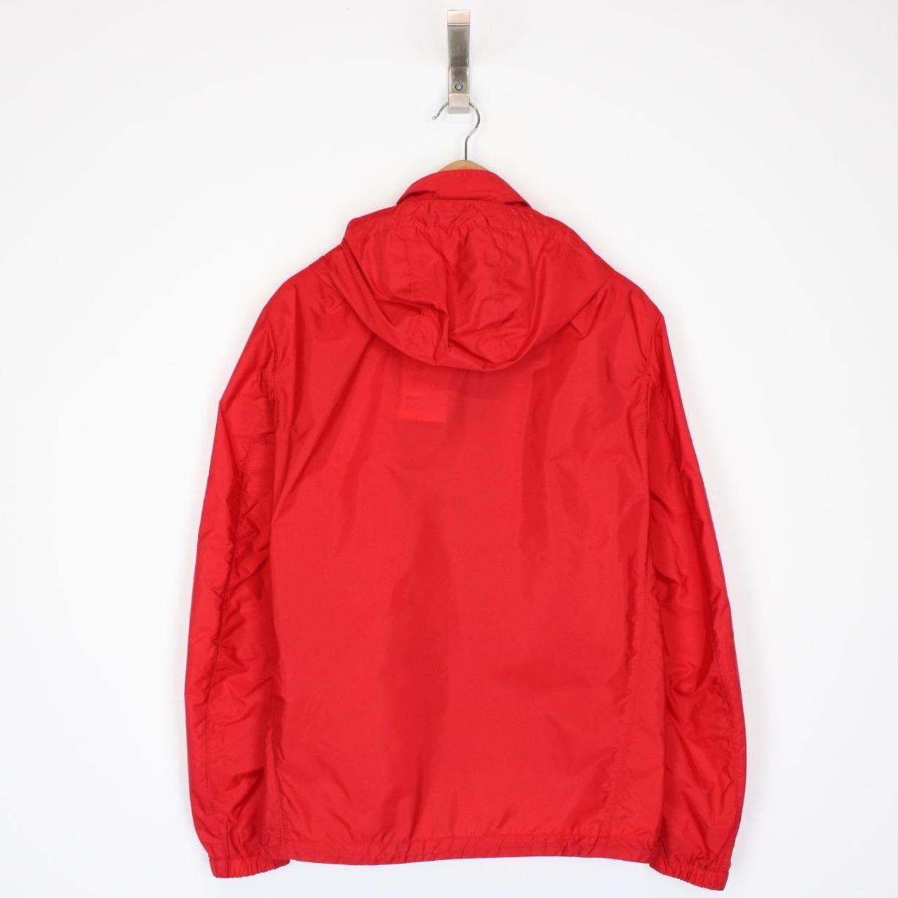 Paul & Shark Red and Black Full Zip Windbreaker Jacket