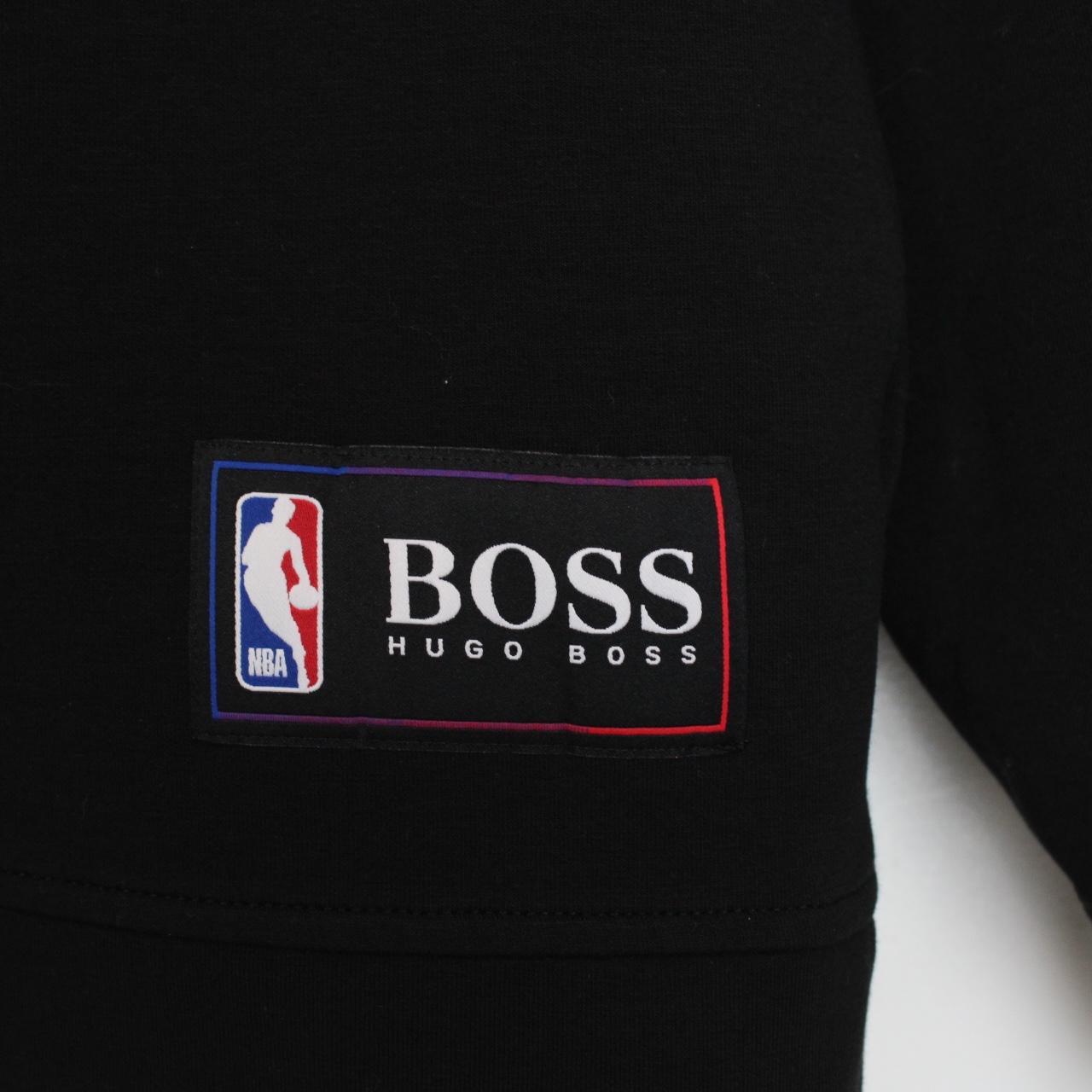 Hugo Boss x NBA Black Logo Print Sweatshirt Jumper