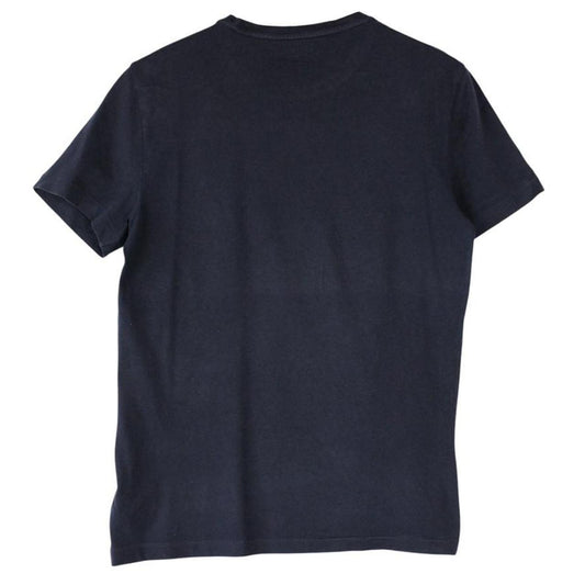 Polo Ralph Lauren navy blue short sleeve cotton t-shirt with pocket and logo.