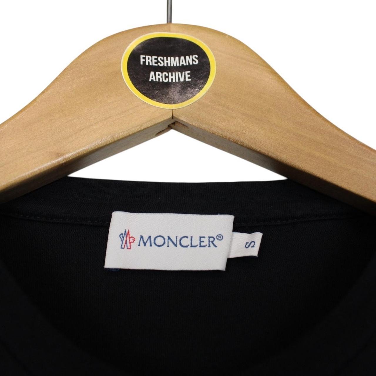 Moncler Maglia Black Classic Logo Short Sleeve T-Shirt