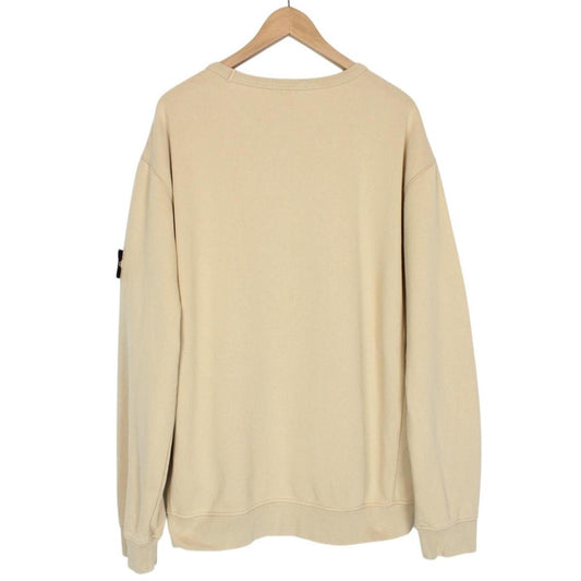 Stone Island AW 2019 Beige Cotton Sweatshirt Jumper