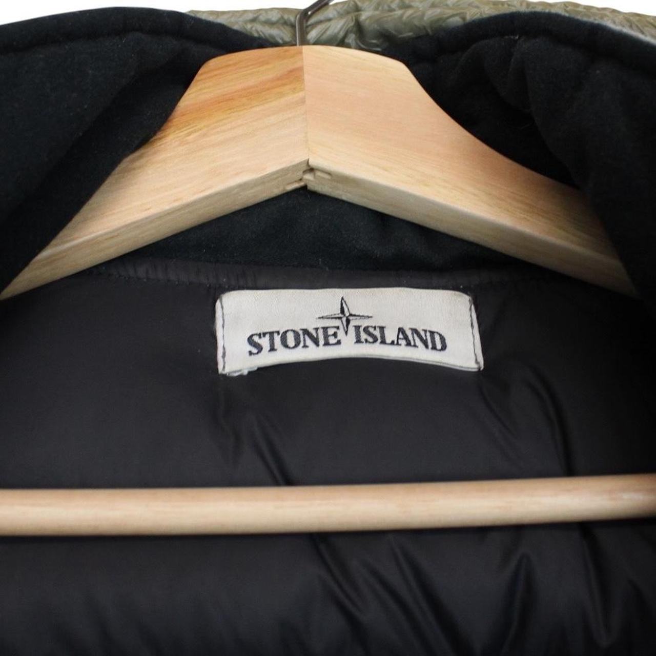 Stone Island Grey Ice Wool Blend Down Field Jacket