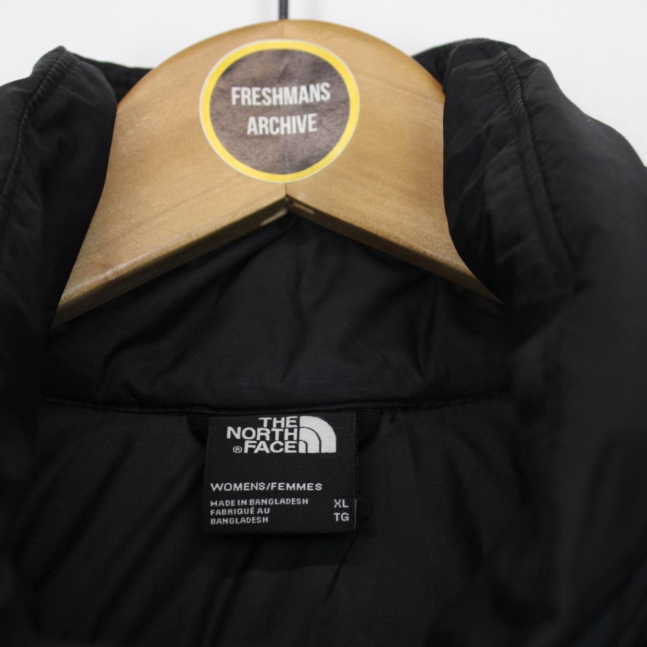 The North Face Retro Black and White Nupste Down Puffer Jacket